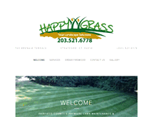 Tablet Screenshot of happygrasslandscaping.com